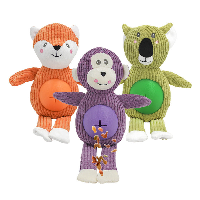 KFX-3025085 Durable Animal-Shaped Stuffed Toy for Dogs – Bite Resistant Pet Play Companion