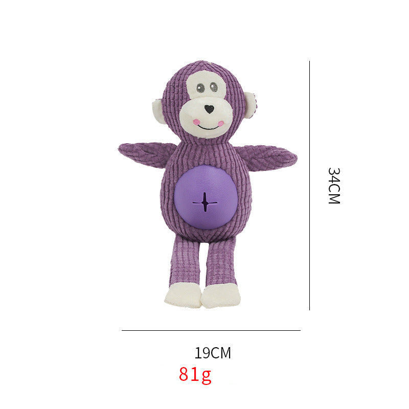 KFX-3025085 Durable Animal-Shaped Stuffed Toy for Dogs – Bite Resistant Pet Play Companion