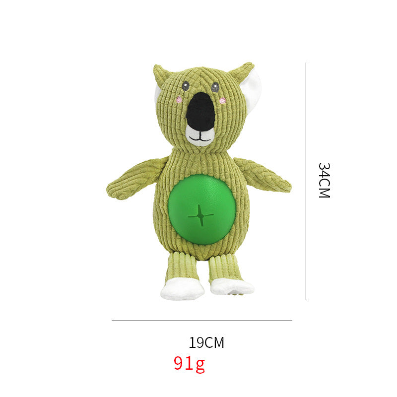 KFX-3025085 Durable Animal-Shaped Stuffed Toy for Dogs – Bite Resistant Pet Play Companion