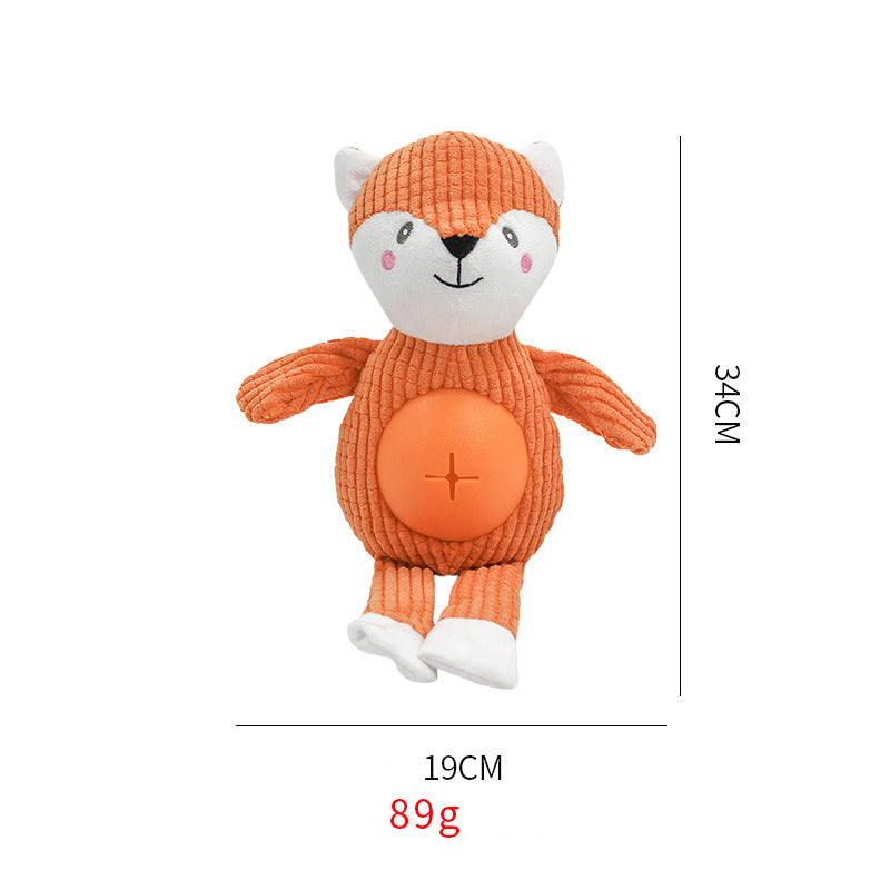KFX-3025085 Durable Animal-Shaped Stuffed Toy for Dogs – Bite Resistant Pet Play Companion