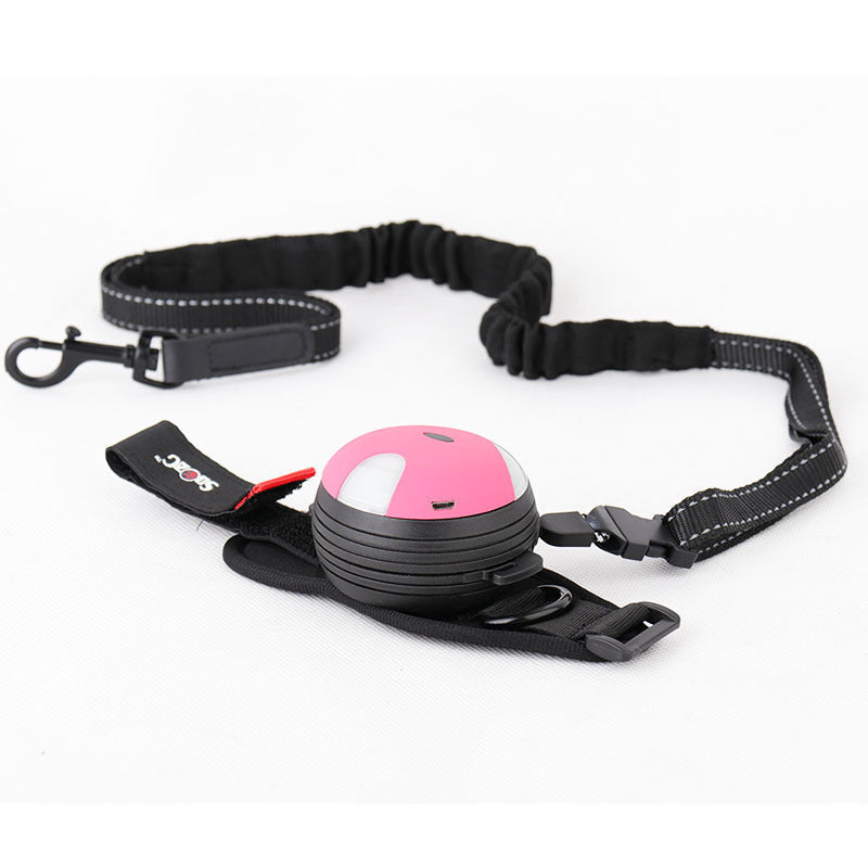 KFX-3025213 Adjustable Automatic Telescopic Pet Leash - Nylon Traction Belt in Pink, Green, Blue, and Black