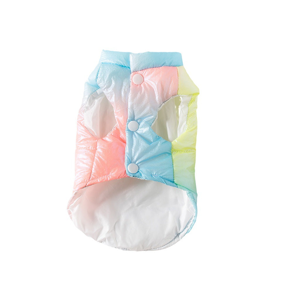 KFX-3025981 Gradient Polyester Dog Traction Vest - Casual Style in Multiple Sizes (XS to XL)