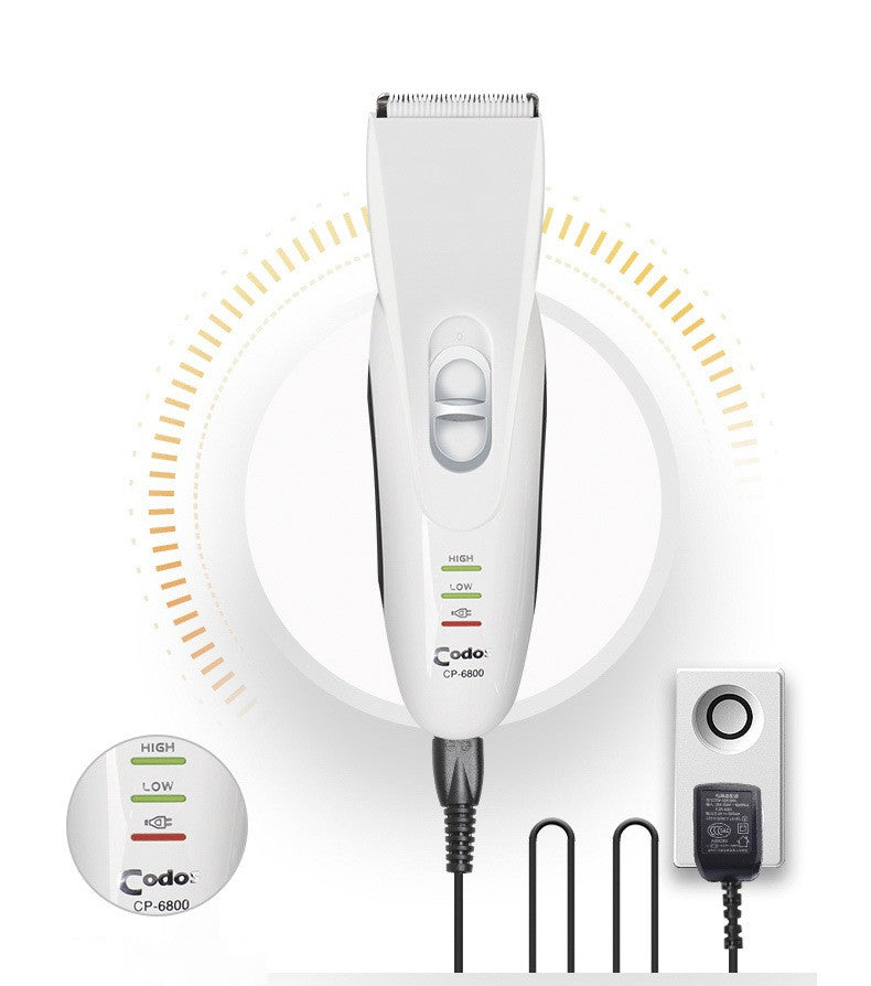 KFX-3027005 Electric Pet Hair Trimmer with Dual Power, Combs, and Accessories