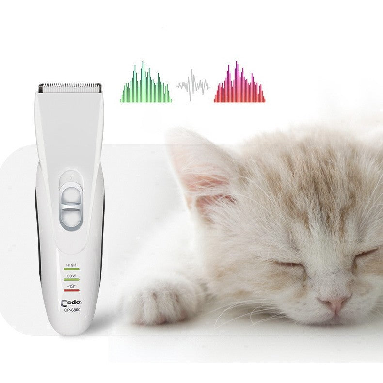 KFX-3027005 Electric Pet Hair Trimmer with Dual Power, Combs, and Accessories