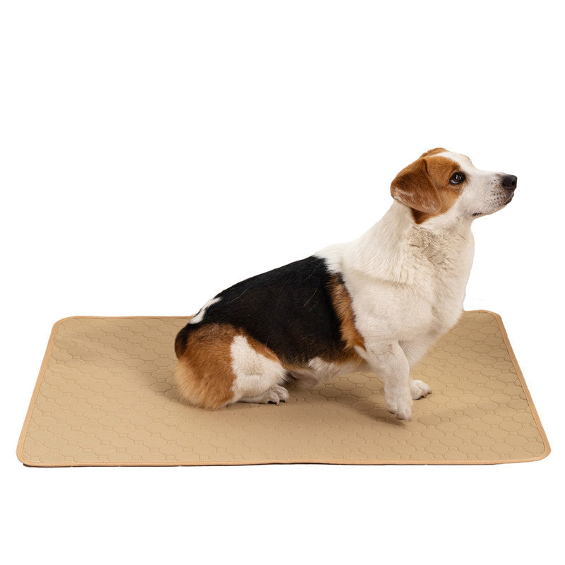 KFX-3033021 Water-Resistant Pet Changing Pad with Absorbent Layers and Non-Slip Backing