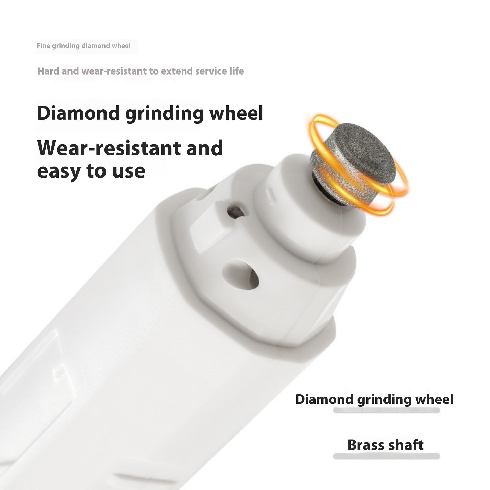 KFX-3034941 High-Power LED Dual Light Pet Nail Polish Remover with Diamond Sand Grinding Head