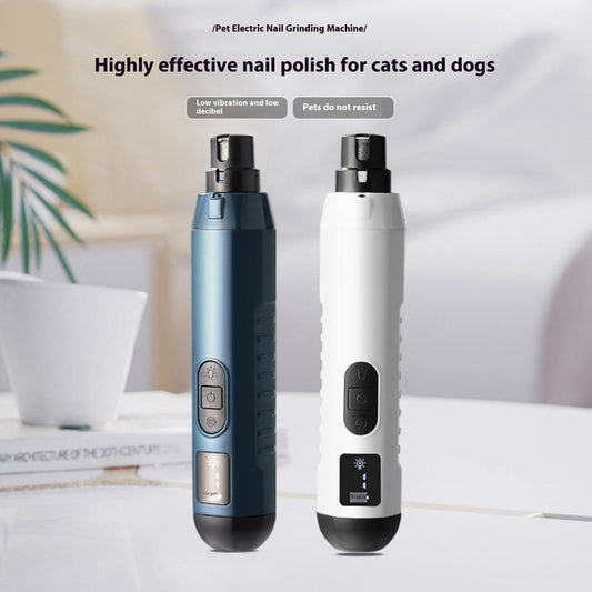 KFX-3034941 High-Power LED Dual Light Pet Nail Polish Remover with Diamond Sand Grinding Head