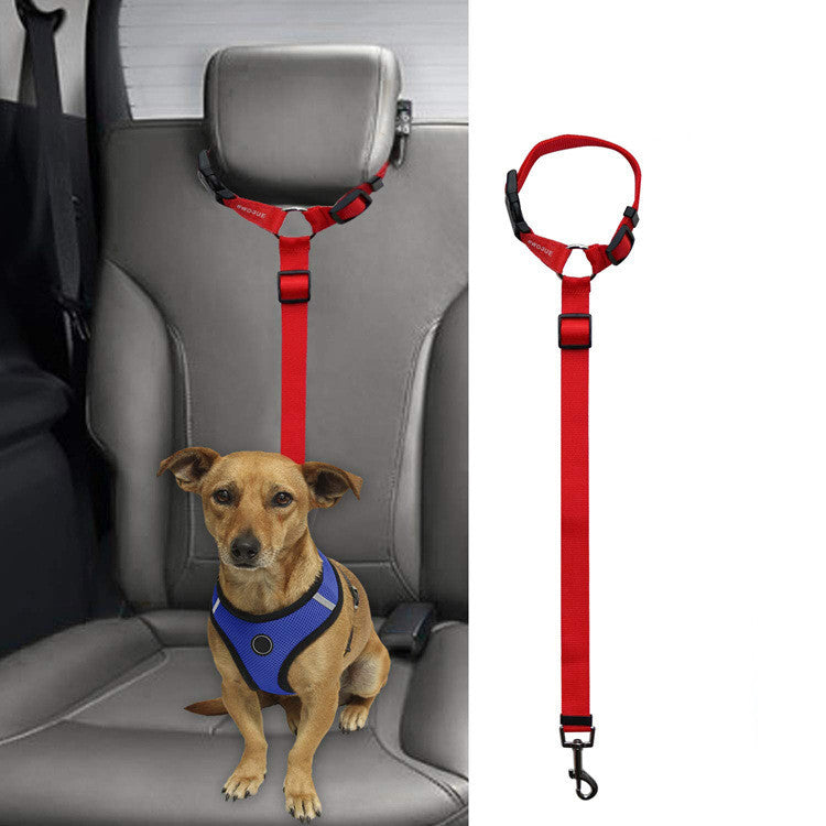KFX-3036733 Car Backseat Pet Leash for Enhanced Stability – Durable Polyester, Available in Multiple Colors
