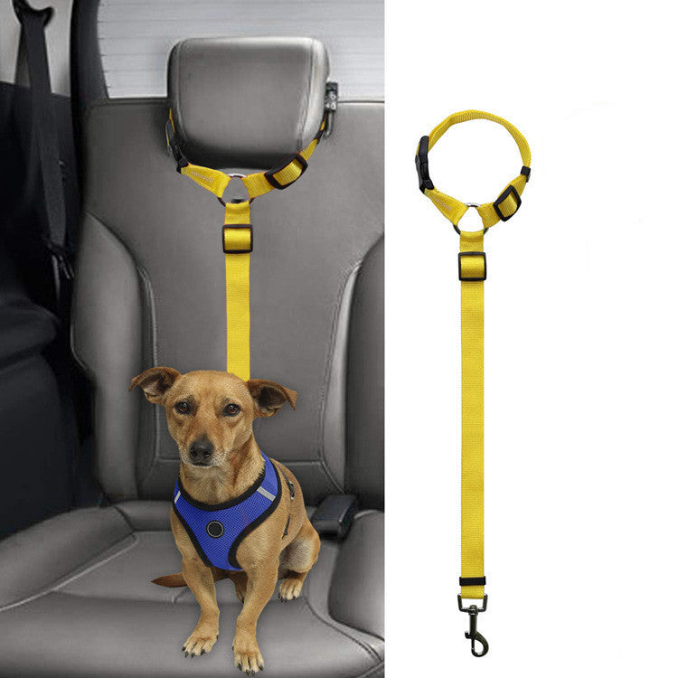 KFX-3036733 Car Backseat Pet Leash for Enhanced Stability – Durable Polyester, Available in Multiple Colors