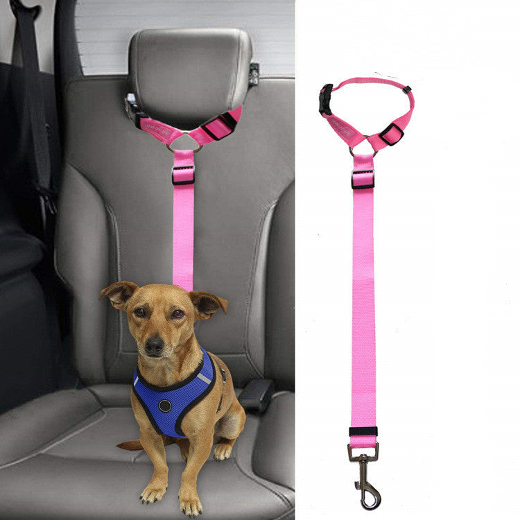 KFX-3036733 Car Backseat Pet Leash for Enhanced Stability – Durable Polyester, Available in Multiple Colors