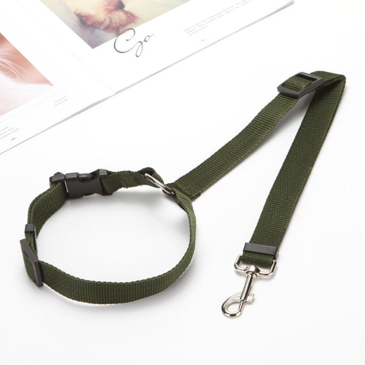 KFX-3036733 Car Backseat Pet Leash for Enhanced Stability – Durable Polyester, Available in Multiple Colors