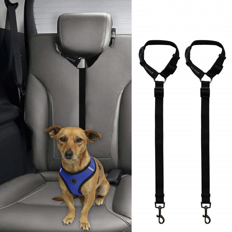 KFX-3036733 Car Backseat Pet Leash for Enhanced Stability – Durable Polyester, Available in Multiple Colors