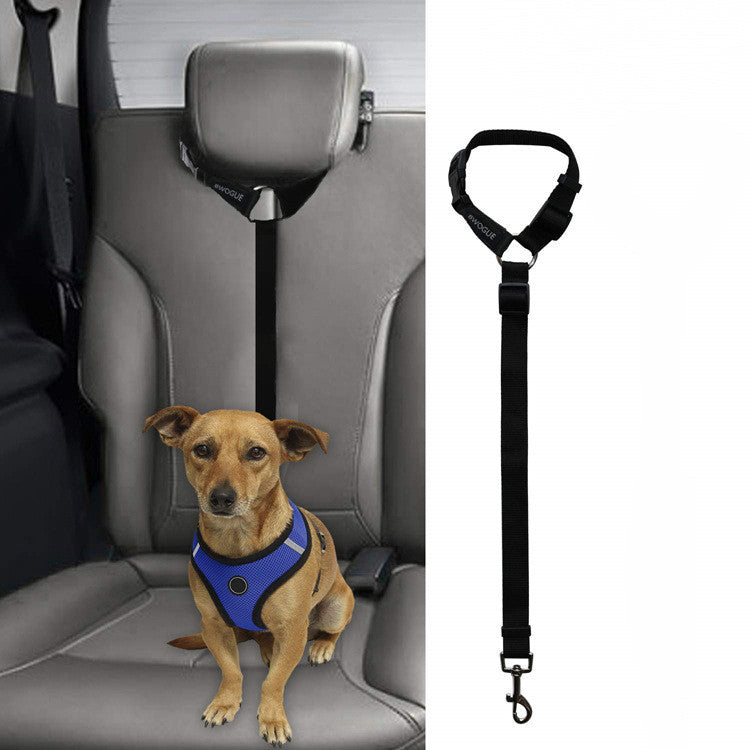 KFX-3036733 Car Backseat Pet Leash for Enhanced Stability – Durable Polyester, Available in Multiple Colors