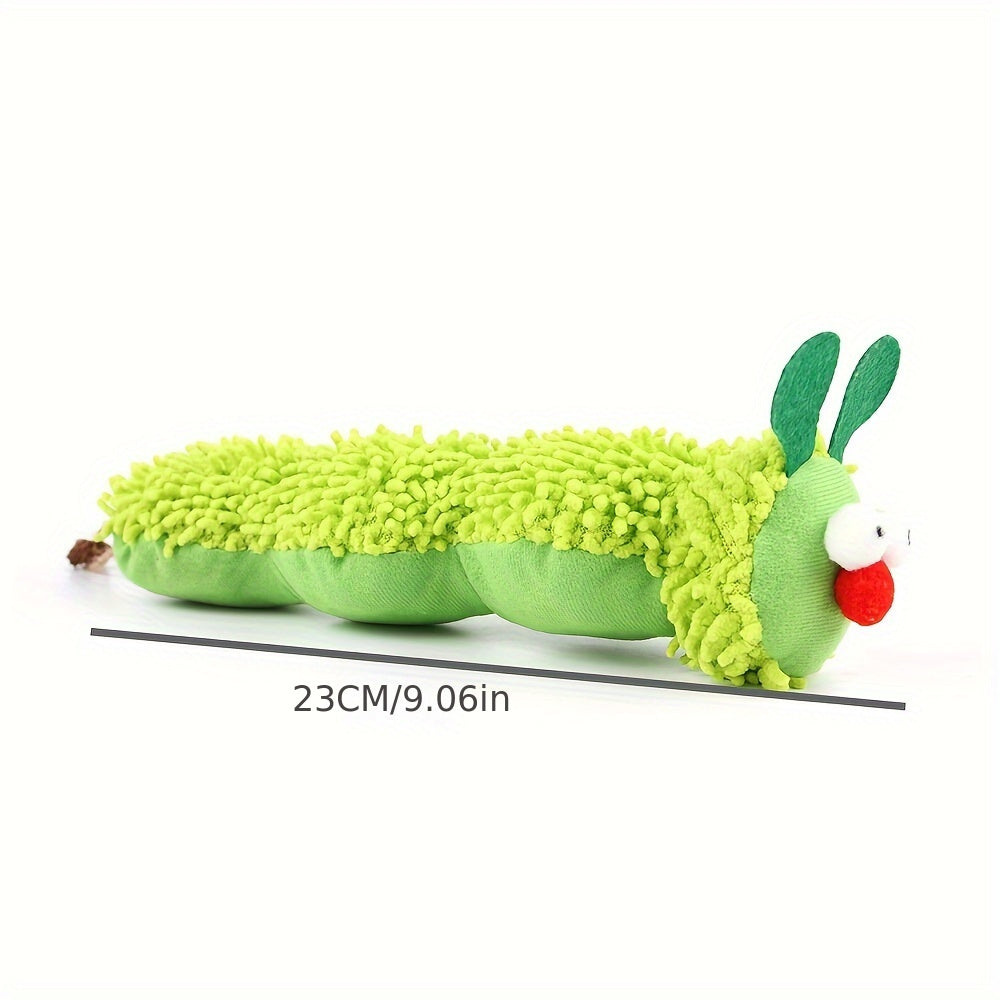 KFX-3038397 Interactive Plush Cat Toy Pillow - Soft and Durable, No Battery Required, Ideal for Endless Play
