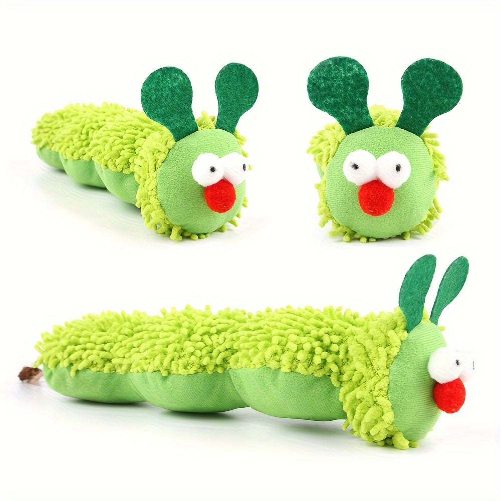 KFX-3038397 Interactive Plush Cat Toy Pillow - Soft and Durable, No Battery Required, Ideal for Endless Play