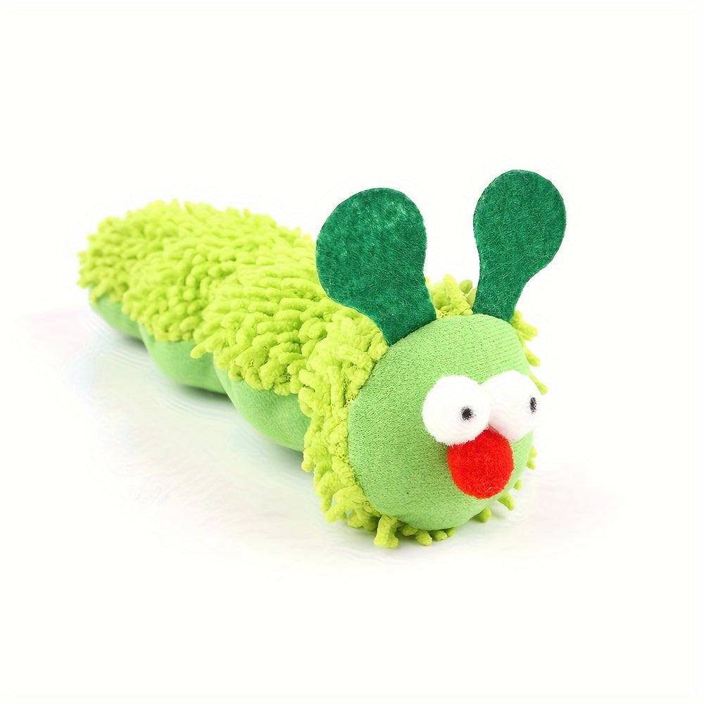 KFX-3038397 Interactive Plush Cat Toy Pillow - Soft and Durable, No Battery Required, Ideal for Endless Play