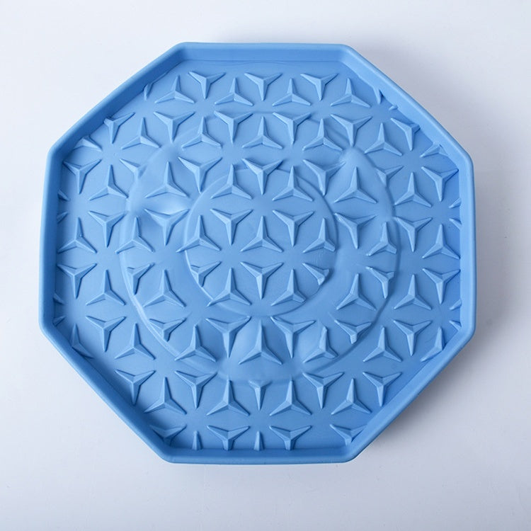 KFX-3040701 Colorful Pet Silica Gel Lick Mat with Suction Cups for Mess-Free Treat Time