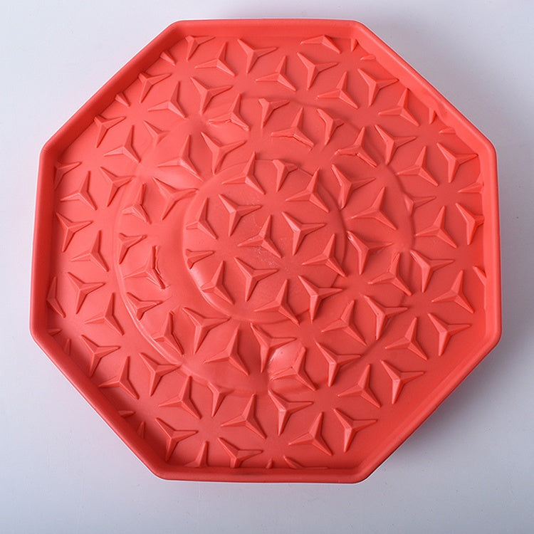 KFX-3040701 Colorful Pet Silica Gel Lick Mat with Suction Cups for Mess-Free Treat Time