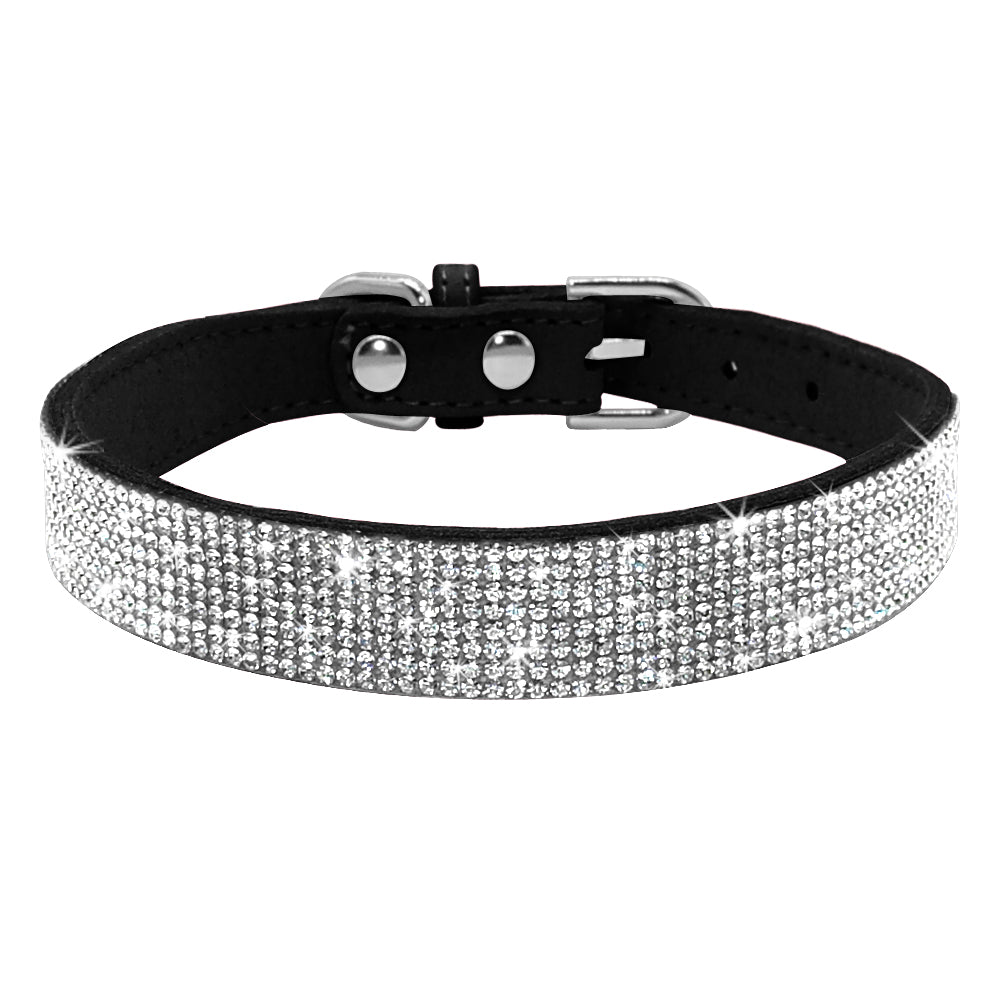 KFX-3044669 Korean Velvet Pet Leash with Rhinestone Bow Tie Design for Small and Medium Pets