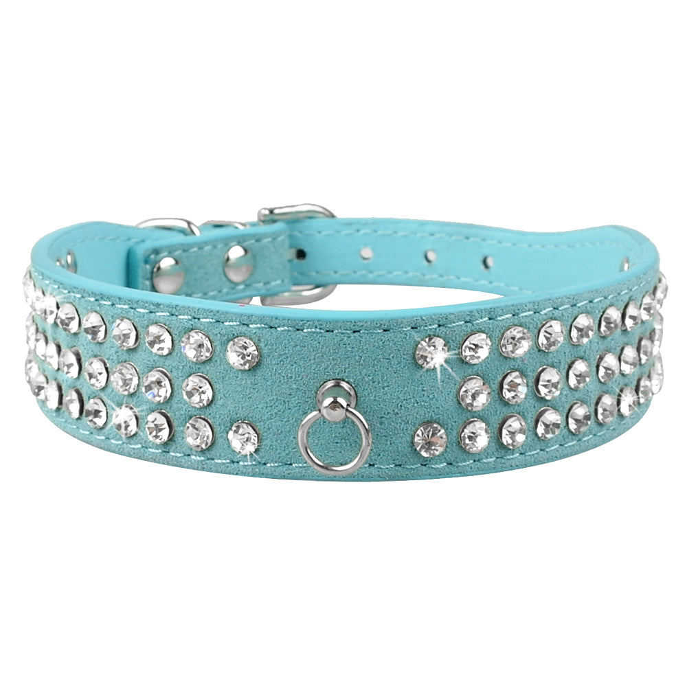 KFX-3044669 Korean Velvet Pet Leash with Rhinestone Bow Tie Design for Small and Medium Pets