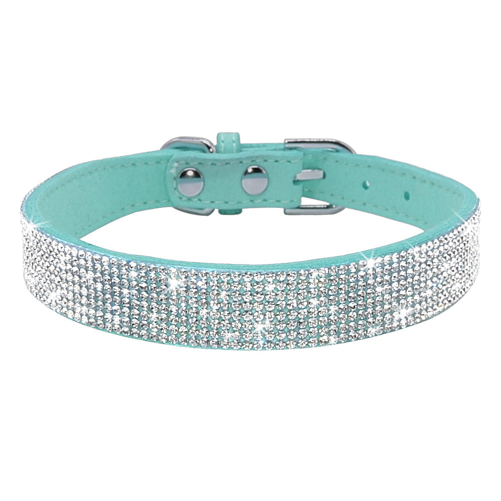 KFX-3044669 Korean Velvet Pet Leash with Rhinestone Bow Tie Design for Small and Medium Pets