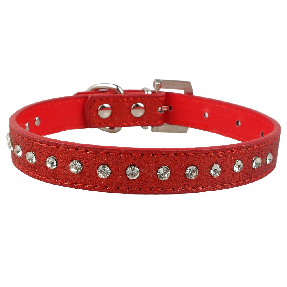 KFX-3044669 Korean Velvet Pet Leash with Rhinestone Bow Tie Design for Small and Medium Pets