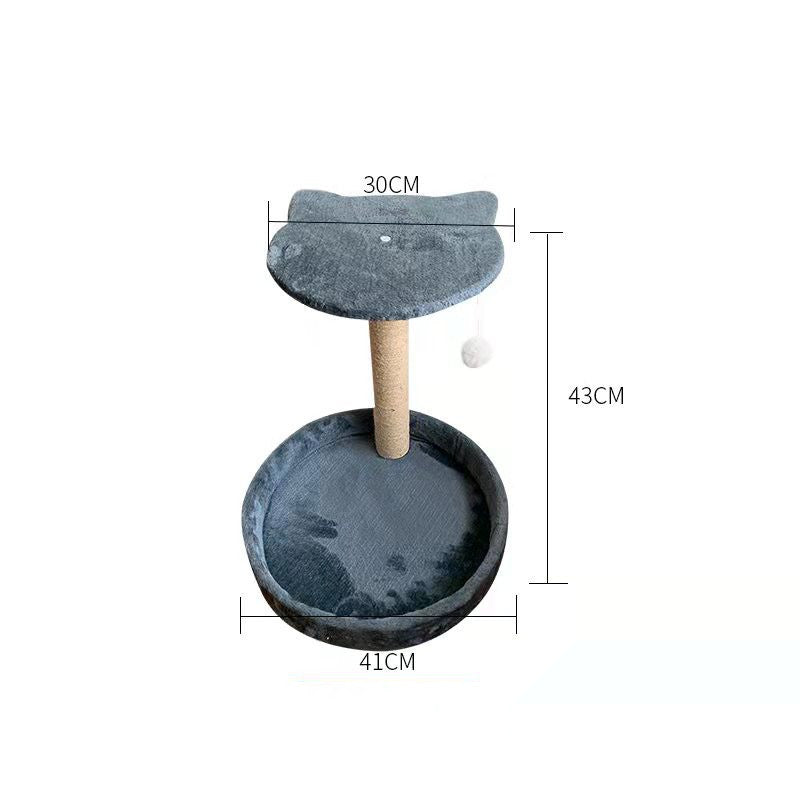KFX-3045949 Cat Climbing Frame with Integrated Column in Multiple Color Options