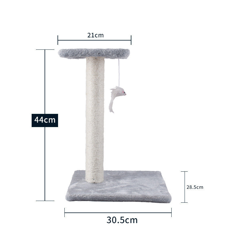 KFX-3045949 Cat Climbing Frame with Integrated Column in Multiple Color Options