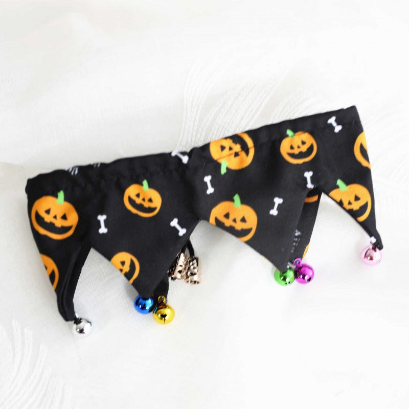KFX-3046845 Halloween Pet Costume with Pumpkin Cloak and Bat Wings
