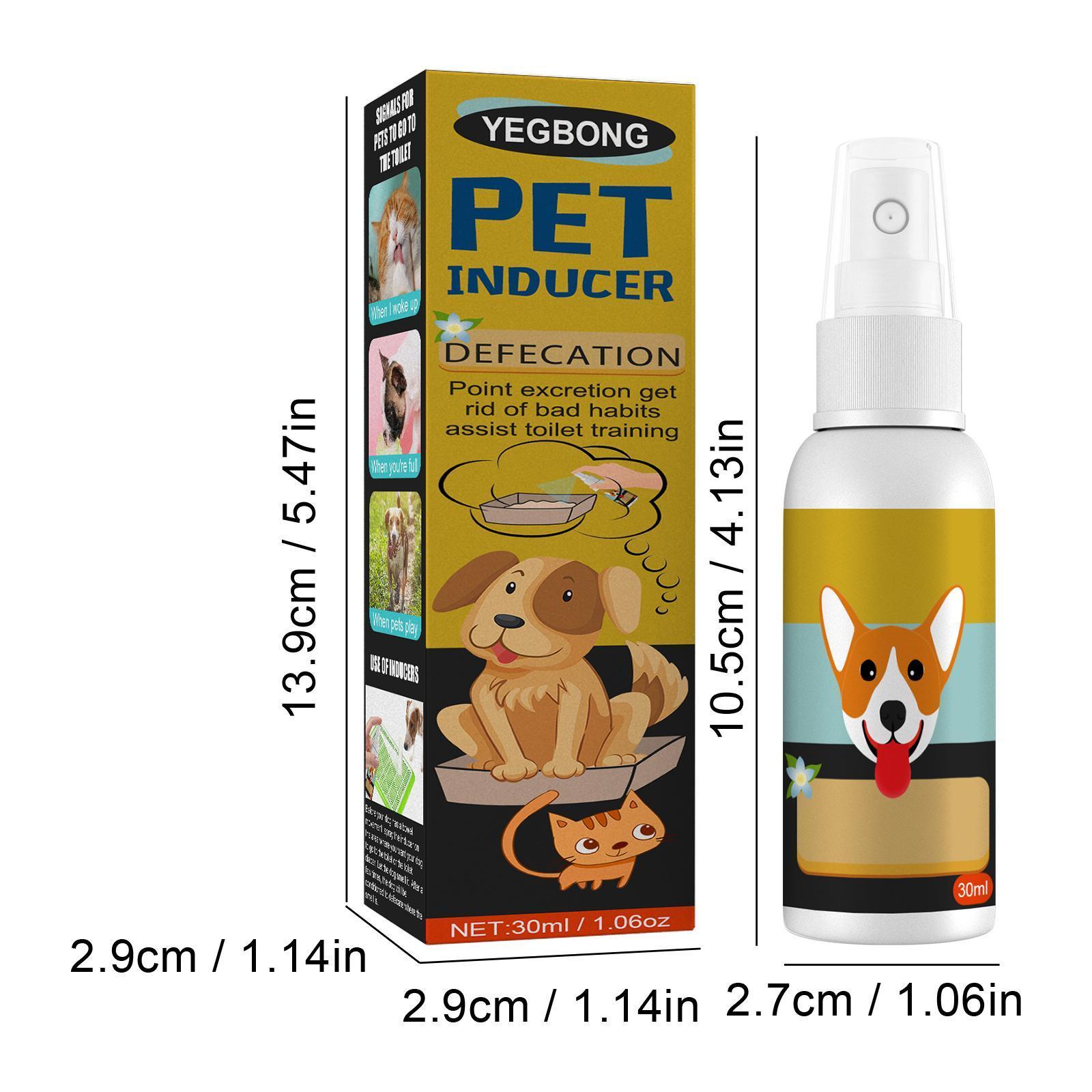 KFX-3048125 Pet Defecation Positioning Spray for Cats and Dogs