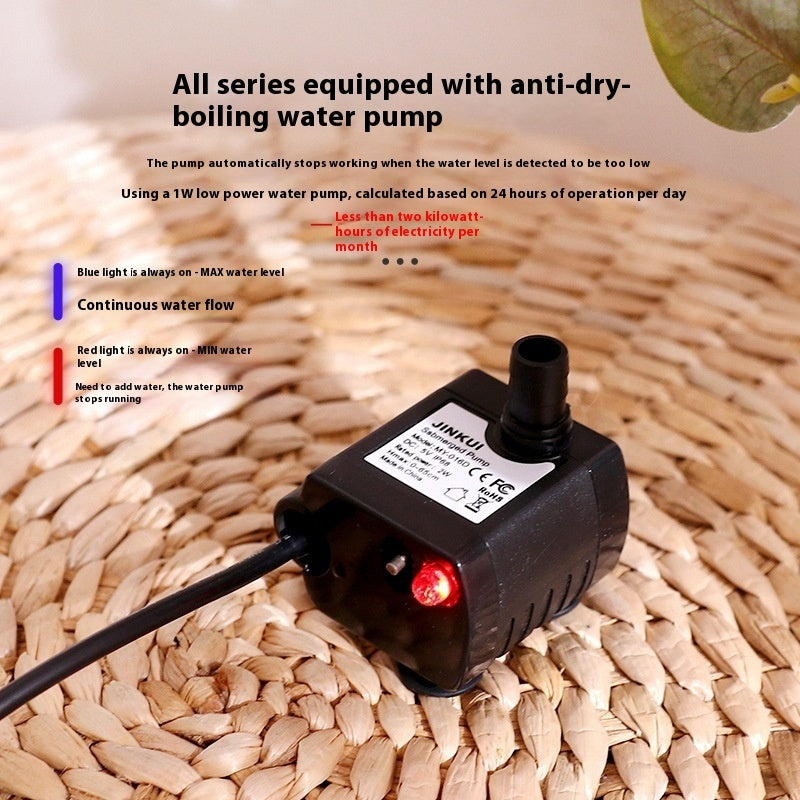 KFX-3048509 Crystal Ball Pet Water Dispenser with Automatic Circulation, 1800ml Capacity