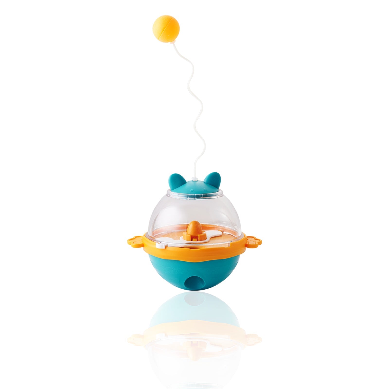 KFX-3049917 Interactive Food Dispensing Tumbler Toy for Dogs and Cats, IQ-Boosting Slow Feeder Treat Ball