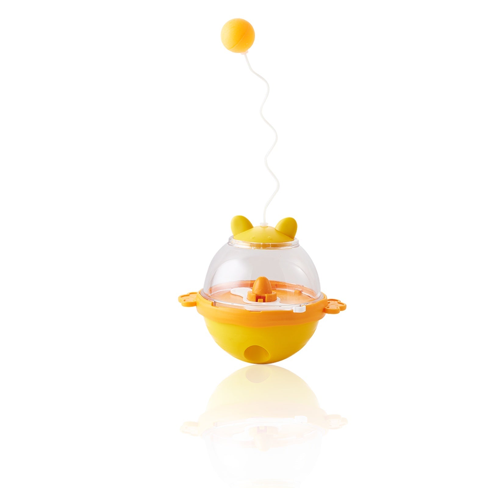 KFX-3049917 Interactive Food Dispensing Tumbler Toy for Dogs and Cats, IQ-Boosting Slow Feeder Treat Ball