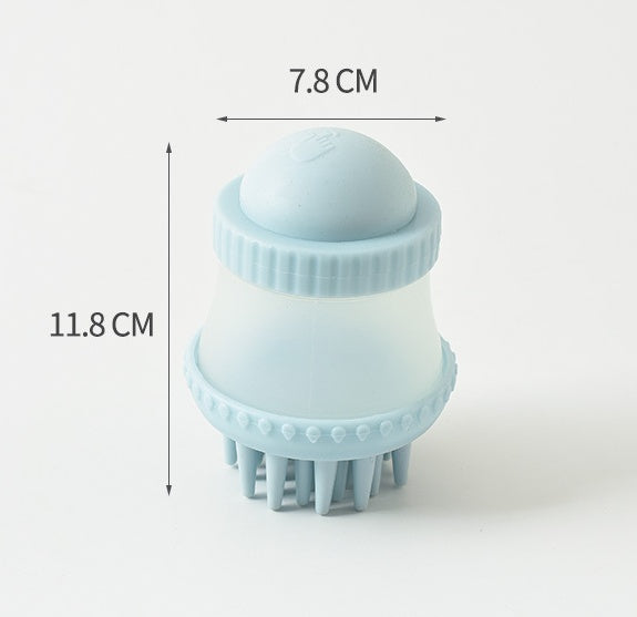 KFX-3050301 Multifunctional Silicone Pet Bath Brush for Easy Grooming and Massage
