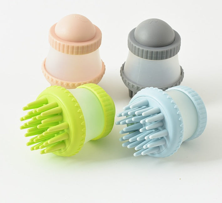 KFX-3050301 Multifunctional Silicone Pet Bath Brush for Easy Grooming and Massage