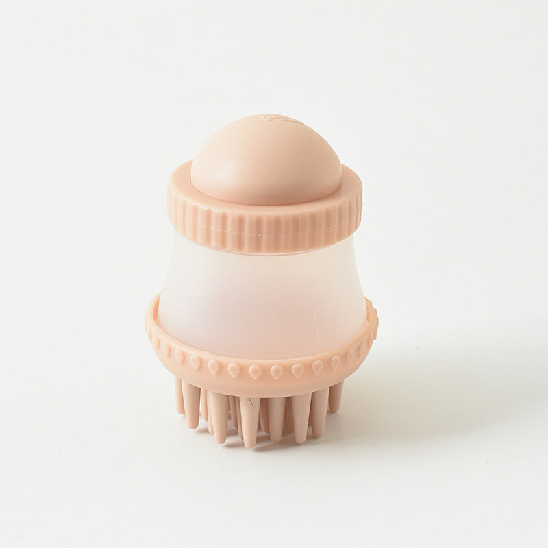 KFX-3050301 Multifunctional Silicone Pet Bath Brush for Easy Grooming and Massage