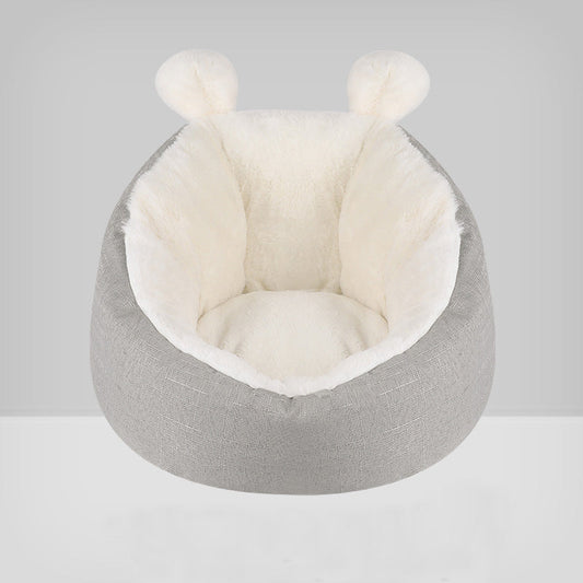KFX-3052477 Closed Space Capsule Cat House - Cozy Pet Villa for Cats and Small Dogs, Multiple Colors and Sizes Available