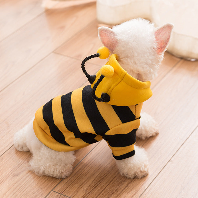 KFX-3053501 Adorable Yellow Milk Silk Sweater for Dogs - Cute Style, Comfortable Fit