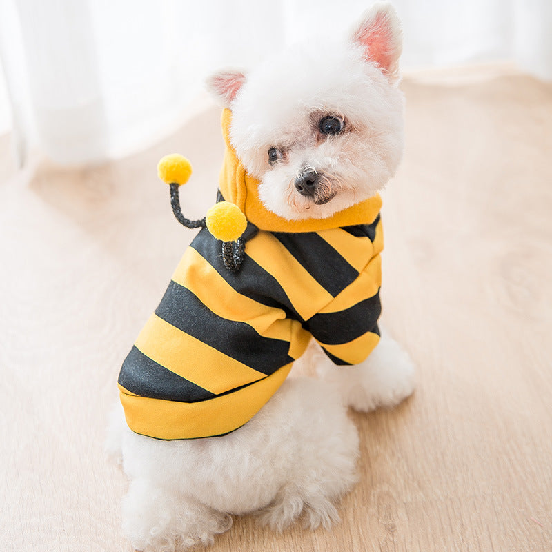 KFX-3053501 Adorable Yellow Milk Silk Sweater for Dogs - Cute Style, Comfortable Fit