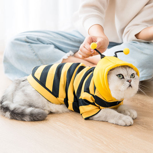 KFX-3053501 Adorable Yellow Milk Silk Sweater for Dogs - Cute Style, Comfortable Fit