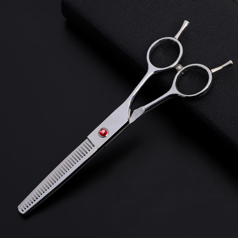 KFX-3054013 Premium Japanese Stainless Steel Pet Grooming Scissors for Even Trimming