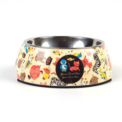 KFX-3058365 Stainless Steel Dog & Cat Bowl Set with Deep Design and Easy Clean Finish