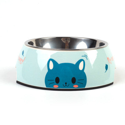 KFX-3058365 Stainless Steel Dog & Cat Bowl Set with Deep Design and Easy Clean Finish