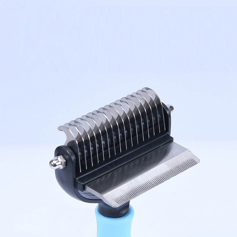 KFX-3059773 Dual Purpose Pet Combs for Removing Loose Hair and Dead Knots in Dogs and Cats