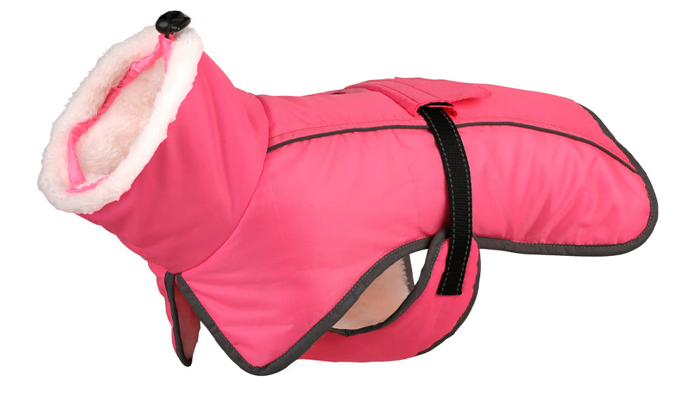 KFX-3063613 Cozy Waterproof Cold-Proof Cotton Coat for Pets - Ideal for Autumn and Winter