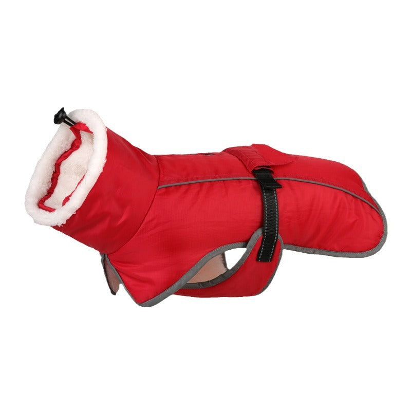 KFX-3063613 Cozy Waterproof Cold-Proof Cotton Coat for Pets - Ideal for Autumn and Winter