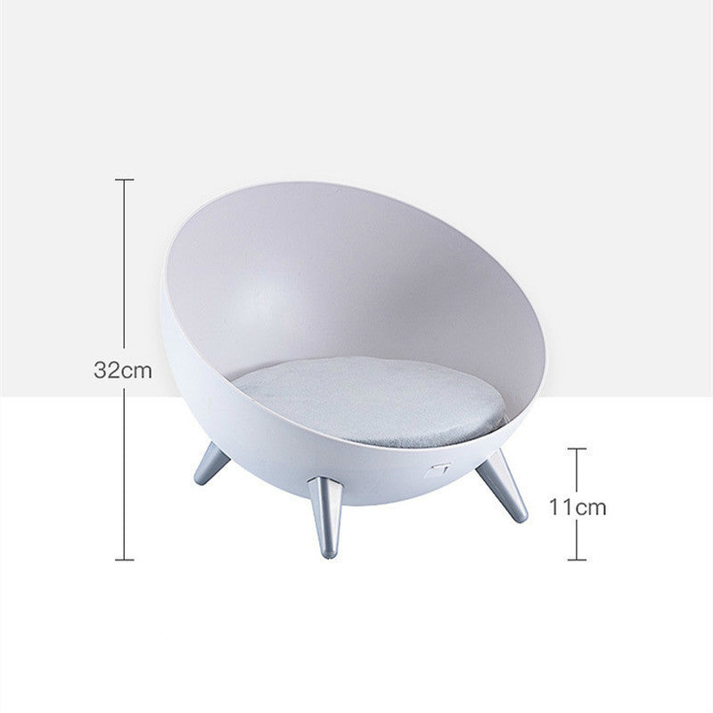 KFX-3063997 Hemispherical Plastic Pet Nest for Comfortable Pet Relaxation
