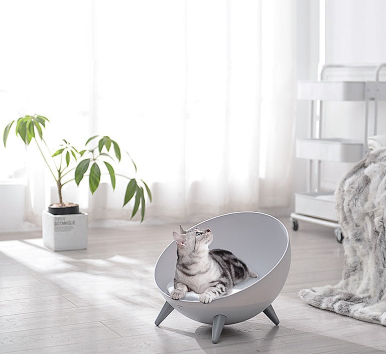 KFX-3063997 Hemispherical Plastic Pet Nest for Comfortable Pet Relaxation