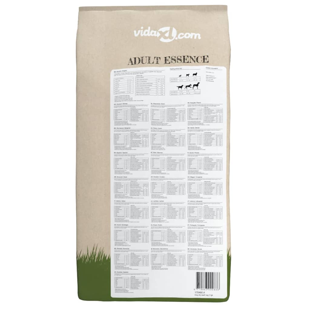 KFX-3064125 Adult Essence Beef Dry Dog Food for Optimal Digestive Health and Healthy Skin – 15 kg