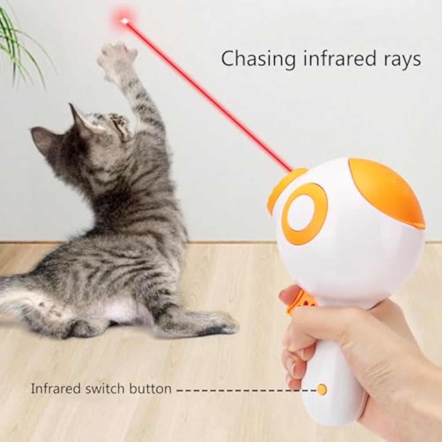KFX-3071165 Interactive Treat Launcher and Snack Dispenser Toy for Dogs - Slow Feeder Training Gadget